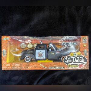 JADA 1/24 VON DUTCH BLACK/WHITE 1953 CHEVY STEPSIDE WRECKER TOW TRUCK NEW H.54
